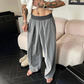 📢📢50% OFF !! ⏰Men's Pleated Wide-Leg Trousers with Elastic Waist