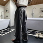 📢📢50% OFF !! ⏰Men's Pleated Wide-Leg Trousers with Elastic Waist