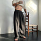 📢📢50% OFF !! ⏰Men's Pleated Wide-Leg Trousers with Elastic Waist