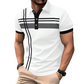 📢📢50% OFF !! ⏰Men's Striped Short Sleeve Collared Top