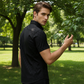 ⏳Limited-time 55% off⏰Men's Textured Black Short Sleeve Shirt👔