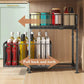 📦 2-Tier Pull-Out Shelf – Expandable Under Sink Organizer, Double Layer Sliding Storage Rack ✨