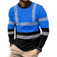 🏕️Men's Printed Round-neck Long-sleeve Shirt