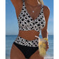 🏖️Summer Hot Sale– 60% OFF!!🔥Women's High Waist Two-Piece Bikini Set 👙🌊