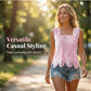 💝 Women's Elegant Square Neck Lace Tank Top