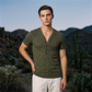 🎉 LIMITED TIME 50% OFF! 👕 Breathable T-Shirt – Classic V-Neck Henley Design & Premium Polyester Fabric 💪