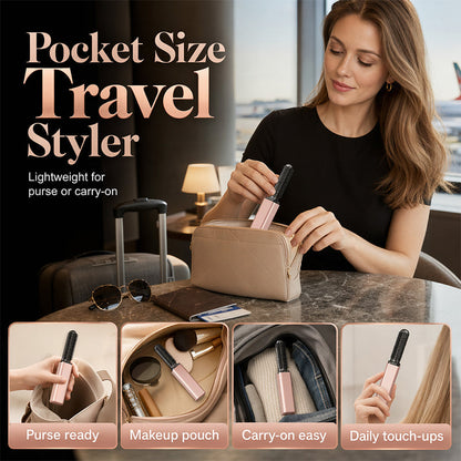 🔥💐Last Day Special Price £9.99‼️⚡50K+ SOLD! 👩Shape hair in 3 seconds! Create gorgeous hairstyles anytime anywhere. 💁Portable Wireless Mini Bang Styling Comb
