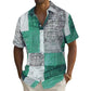 📢📢50% OFF !!⏰Men's Contrast Color Pattern Shirt