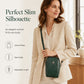 👛 Women PU Leather Crossbody Phone Bag – Lightweight Small Purse for Essentials, Fits Phone, Cards & Keys 🛍️✨