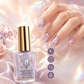 💅⏳LAST DAY SALE ONLY ￡4.99!!✨ 50% OFF! 💜 Lilac Glossy Mirror Nail Strengthener – Fast Air-Dry, Chip-Resistant & Long-Lasting Aurora Finish1