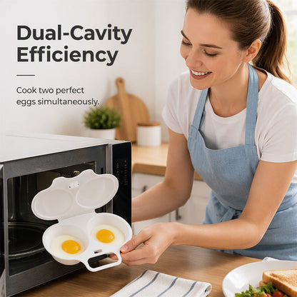 🥗🎁 50% OFF! Microwave Egg Poacher – From £3.25! Dual‑cavity, non‑stick & easy clean. Healthier than frying – stock up & save! 🏠✅