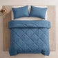 🛏️ LIMITED-TIME 50% OFF! ✨ 3-Piece Quilted Comforter Set with Shams – All-Season Microfiber